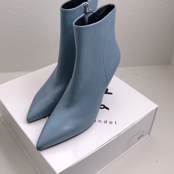 COPY - Sigerson Morrison Norman Light Blue Booties Sz 9M - Picture 2 of 5